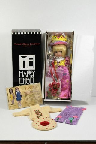 Tonner 10 " Mary Engelbreit Queen Ann Doll With 2 Extra Outfits & Box