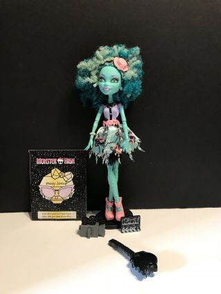 Mattel Monster High Frights Camera Action Honey Swamp Doll Accessories Complete