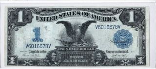 1899 $1 Black Eagle Silver Certificate Large Fr - 233 ( (higher Grade Note))