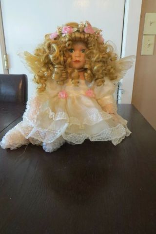 " Baby’s Dream " Porcelain Baby Angel Doll,  20 - 569744