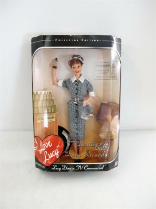 I Love Lucy Ep.  30 " Does A Tv Commercial " Vitameatvegamin " Doll Mattel Iob