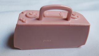 Dance n Flex Barbie doll pink boombox stereo radio cd player pre - owned cute toy 3