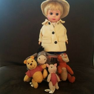 Madame Alexander Disney Christopher Robin 8 " Tall And 4 Friends