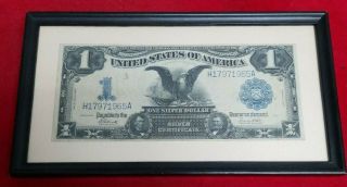 1899 $1 Silver Certificate Framed Fr 236