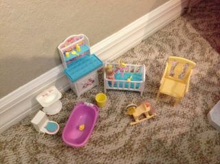 1990 Barbie Baby Nursery Furniture