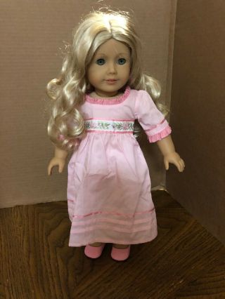 American Girl Doll Caroline Abbott Adult Owned Displayed Euc Retired