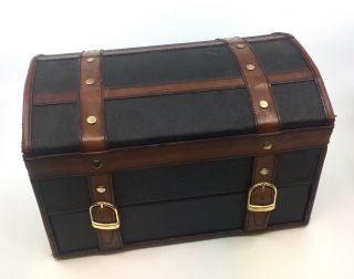 Boneka Doll Trunk - Canvas With Leather - Pirate Trunk
