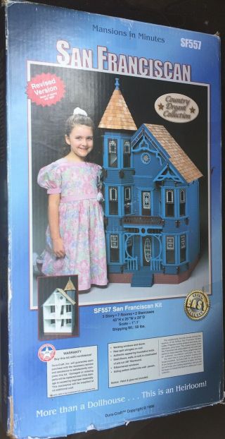 Dura - Craft San Franciscan Miniature Mansion Kit (sf557) - Incomplete