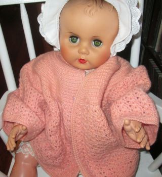 W@w Vintage 1950 Baby Toddler Doll 26 " Rare