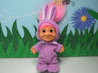 Easter Wacky Wabbit / Rabbit / Bunny - 5 " Russ Troll Doll - Collectors 
