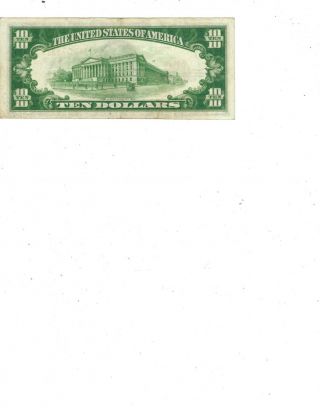 Series 1928 $10 Gold Certificate US Paper Currency 2