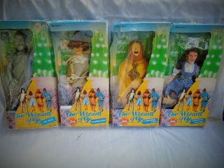 Wizard Of Oz Dolls 1988 Multi Toy Corp Dorothy Cowardly Lion Tin Man Scarecrow