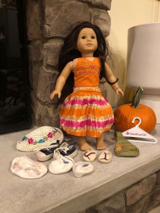 American Girl Doll Jess Mcconnell Girl Of The Year 2006 Retired Plus Goty