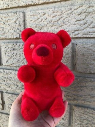 Red Gummi Bear Plush Toy 3