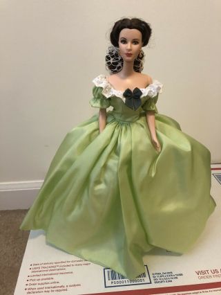 Ooak Barbie Scarlett O’hara Gone With The Wind In Casting Call Barbeque Dress
