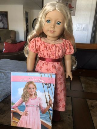 American Girl Doll Caroline And Book