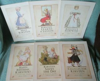 American Girl Doll Kirsten 1854 Complete Set Of 6 Books 1986 - 1988 First Editions