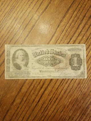 1886 $1 Silver Certificate Martha Washington Rosecrans - Houston Large Seal