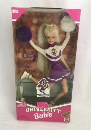 Ecu East Carolina University Barbie Cheerleader Mattel 1996