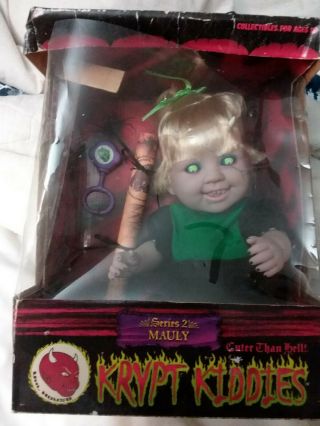 Krypt Kiddies Series 2 Mauly In Goth Halloween Doll