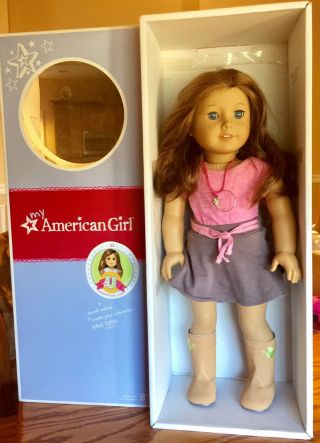 All American Girl Doll - Just Like Me - Box & Outfit Brown Hair Blue Eyes