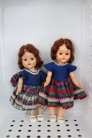 1954 Vogue Ginny Doll And Other Doll Unmarked