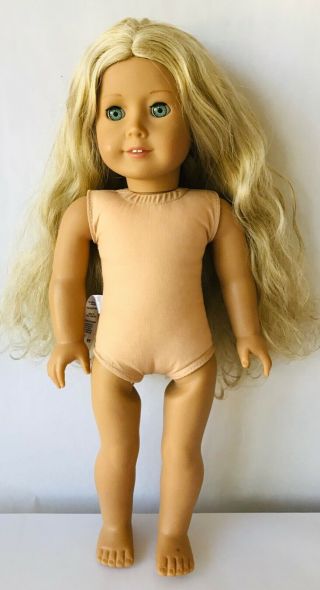 American Girl Doll Beforever Caroline Abbot C 1812 Long Blond Hair Blue Eyes