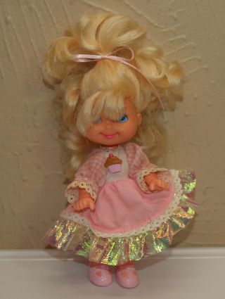 Vintage Mattel Cherry Merry Muffin Cupcake Doll W/ Dress