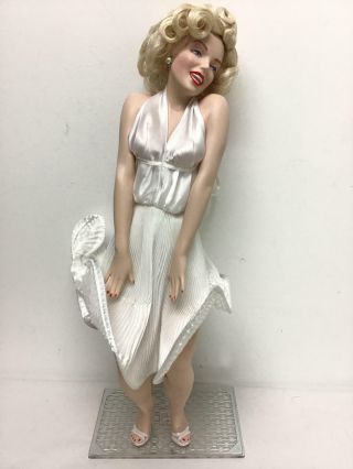 Franklin 16 " Porcelain Doll - Marilyn Monroe In The Seven Year Itch