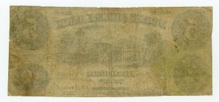 1800 ' s $5 The Boone County Bank - Lebanon,  INDIANA Note w/ TRAIN 2