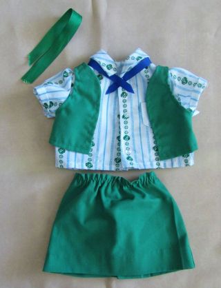 American Girl Doll Girl Scout Uniform For All 18 " Dolls Hand Sewn