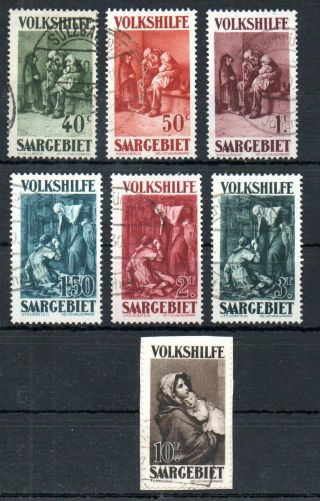 Germany,  Saar,  1929,  Very Scarce Charity Set,  Expertized