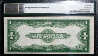 1923 $1 Fr 238 Silver Certificate Woods/White PMG 58 EPQ Choice About UNC 2