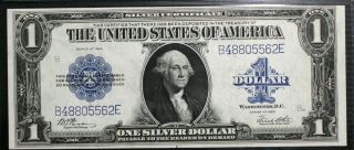 1923 $1 Fr 238 Silver Certificate Woods/White PMG 58 EPQ Choice About UNC 3
