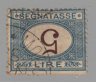 Italy 5.  L Segnatasse Postage Due Inverted Centre -