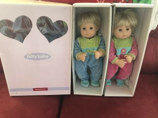 American Girl Bitty Baby Twins Blonde Boy And Girl