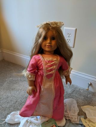 American Girl Doll 18 " Elizabeth With Clothes -