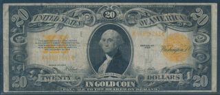 Fr1187 $20 1922 Gold Note (f - Vf) Bv434