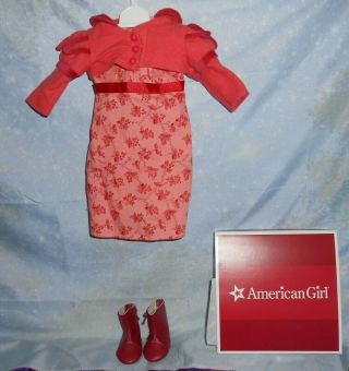 American Girl Caroline Doll Travel Outfit W/box