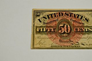 fr 1374 united states 50c fifty cents fractional currency 3