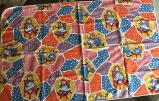 Vintage Raggedy Ann And Andy Baby Receiving Blanket