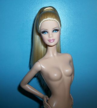 Barbie Basics Model Muse 01 Doll Red Series Mackie Face Blonde Great For Ooak