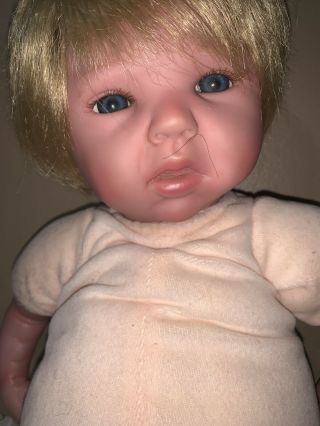 Paradise Galleries Reborn Baby Doll,  19 " Realistic Vinyl Numbered And Signed