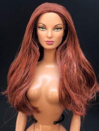 Nude 2010 Christian Louboutin Barbie Doll Dolly Forever Re - Bodied Red Hair Ooak