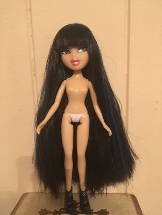 Bratz Doll,  Magic Hair,  Extra Long Black & Blue Hair,  Unique