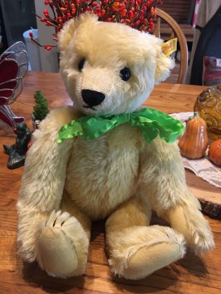 Steiff Blonde Teddy Bear,  15 Inches