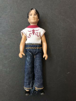 Vtg World Of Sergio Valente Poseable Boy Male Fashion Doll Outfit 1981 Toy Time