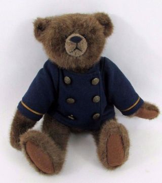 General P.  D.  Q.  Pattington Boyds Retired Bear No Tags 92001 - 05 Plush Jointed