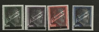 Austria Overprinted Germany Sc 524 - 7 Mnh Stamps Never Issued