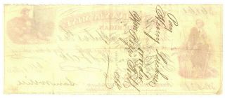 Pennsylvania Mine Company Check.  Michigan.  1863 Sam Hill 2